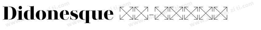 Didonesque 下载字体转换